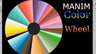 Color Wheel of Manim Community version | Python Animation