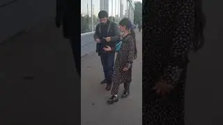 таджикские цыгане и их дети на заработках в Люблино. дал девочке купюру 1000р