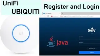 how to register and login Unifi ubiquiti device setup and Java install web