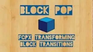 Block Pop for Final Cut Pro X