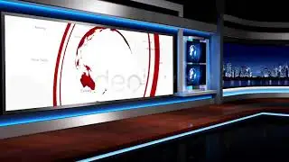 Virtual News Studio background