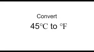 How to convert Centigrade to Fahrenheit / C to F conversion / Convert from Centigrade to Fahrenheit