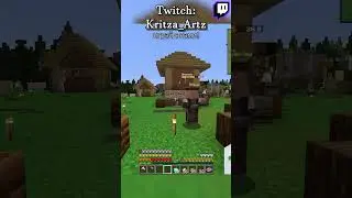 ОНА ОБИДЕЛАСЬ НА ЖИТЕЛЕЙ... #minecraft #моды #девушка #житель #жители