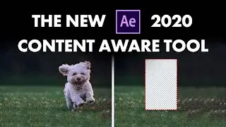 The NEW 2020 Content Aware Fill Tool | After Effects Tutorial