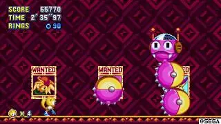 Sonic Mania Plus Debug Mode Ray In Knuckles Mirage Saloon Act 1