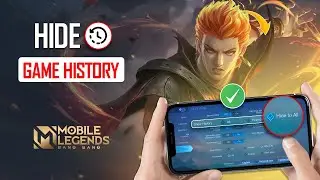 How to hide Mobile Legends game History From iPhone | Remove game History on Mobile Legends