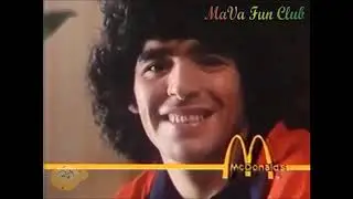 McDonalds con Maradona 1983 El sitio que te gusta