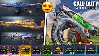 Season 10 Legendary & Battle Pass Guns Gameplay! 4th Anniversary Codm!