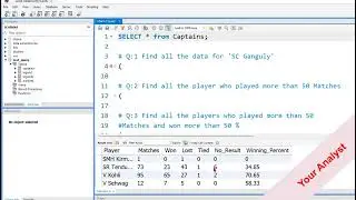 How to use where clause in SQL | SQL Query | Learn filtering data in SQL from Excel