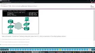 CCNA 1 v7 Modules 8 – 10: Communicating Between Networks Exam Answers