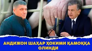 Андижон шахар хокими камокка олинди