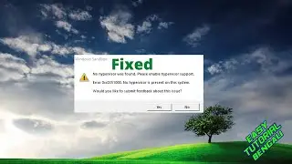 No hypervisor was found. Please enable hypervisor support-Windows Sandbox Error(Fixed)