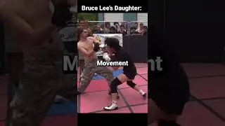 Bruce Lee's Daughter Beats MAN!  