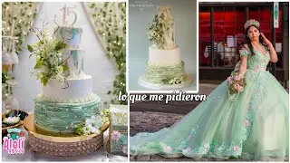 Ni idea 😱 como lograría este efecto! PASTEL DE 15 AÑOS | Bosque encantado