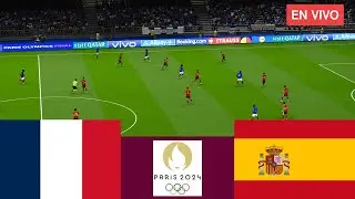 Francia vs España EN VIVO. Final U23 Juegos Olímpicos de París Fútbol 2024 Partido  - videojuego