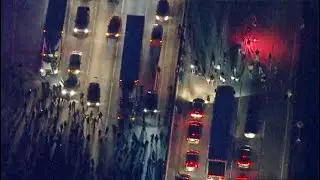 Oakland George Floyd Protest March Briefly Blocks Traffic on I-880