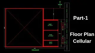 How to create Floor Plan CELLULAR in AutoCAD 2019 Part - 1