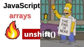 unshift javascript #javascript #arraymanipulation