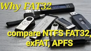 difference between NTFS FAT32 and exFAT, APFS | Why FAT32 only 4 GB