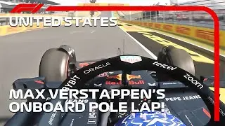 Verstappen's Sprint Pole Lap! | 2024 United States Grand Prix | F1