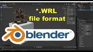 What are VRML files (*.WRL) and how to import them to Blender