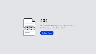 Ripped 404 Page Animation Using Html And Css