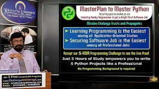 Life-Changing Video- Become Self_Made Python Programmer-Get 100% Guarantee for Ur 1st Software Job