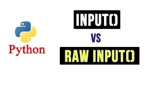 Python Tutorial - input vs raw_input function | Python 2 | python 3