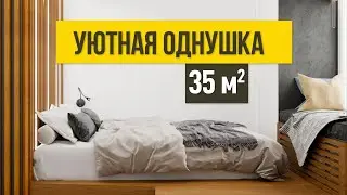 Дизайн маленькой однокомнатной квартиры 35 кв.м в Санкт-Петербурге