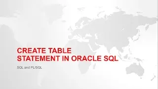 ADVANCE CREATE TABLE STATEMENT IN SQL