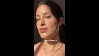 Sunkissed makeup look using chanel beauty #chanel #cleangirlaesthetic #cleangirl #glowyskincare #gl