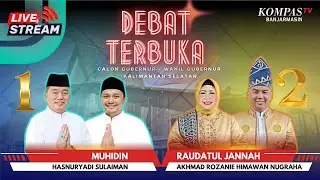 FULL Debat Pilgub Kalsel : Siapa yang Akan Guncang Kursi Gubernur? Muhidin&Hasnur x Odah&Rozanie