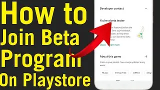 How To Use Or Join  Beta Version of Any App On Playstore? 😉 | Beta Version kaise Join Kare?