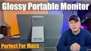 Glossy Portable Monitor Perfect For Apple Mac Computers - SOTSU FlipAction Go