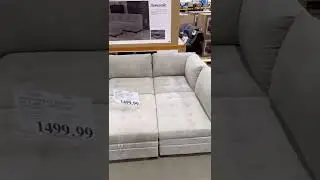 Costco had the modular sofas!