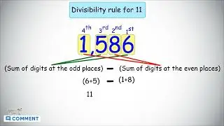 Divisibility rules for 9, 10 and 11 | Math