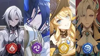 Fontain Characters Elements and Weapons