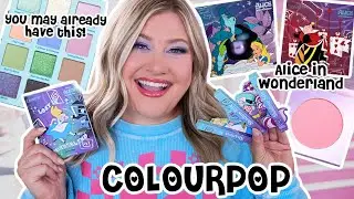 COLOURPOP x ALICE IN WONDERLAND COLLECTION! FULL COLLECTION + COMPARISONS!