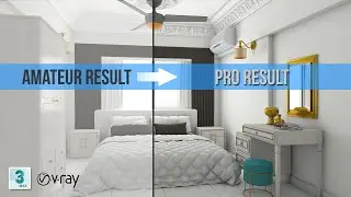 3ds Max + Vray | Professional secret of adding detail in 3D renders using Ambient Occlusion OCC Pass