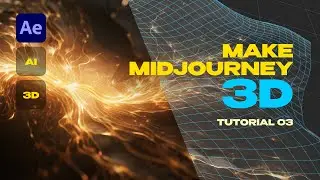 3D Midjourney Animation with After Effects & ZoeDepth etc. | Tutorial 03