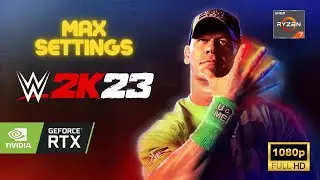 WWE 2K23 Max Settings 1080p : RTX 3060 + RYZEN 7 5800h