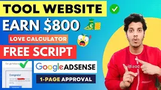 Earn $800 from Online Love Calculator Tool Site (Pro Script FREE) | Tool Website Kaise Banaye