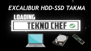 Excalibur M2 SSD Takma Excalibur G770 M2 SSD Nasıl Takılır NVME M2 SSD