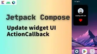 jetpack compose widget | android compose widget | android jetpack compose widget | update widget UI