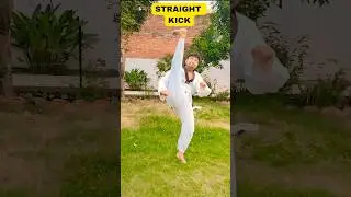⚠️ Straight Kick Taekwondo 