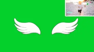 ONLY SUB CAN USE FREE)Angel wings green screen animation effect