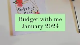 budget with me for January 2024 | South African Cash budgeter