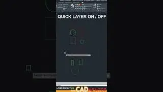Layer On/Off #36  | AutoCAD tutorial for beginners | AutoCAD basics