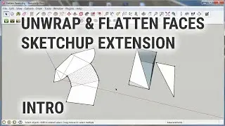 Flatten Faces SketchUp Extension - Introduction