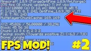 ЛУЧШИЙ ФПС МОД КОТОРЫЙ СИЛЬНО ПОВЫШАЕТ ВАШ FPS В МАЙНКРАФТЕ 1.8.9 #2 / FPS БУСТ МАЙНКРАФТ [SkyWars]